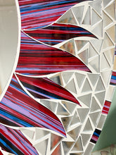 Purple Sun Mosaic Mirror
